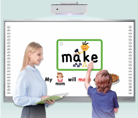 การสนับสนุน Multi-Touch USB Interface บอร์ดสีขาวปฏิสัมพันธ์สําหรับการนําเสนอที่เรียบร้อย