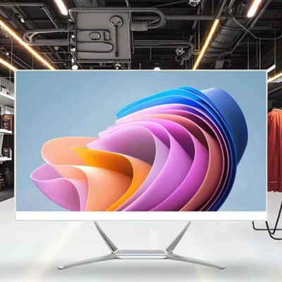 โรงงาน OEM 21.5' 23.8' 27 นิ้ว โทรท็อปจอ พร้อมด้วยเว็บแคม All-in-one Android และ Win ระบบด้วย Capacitive Touch