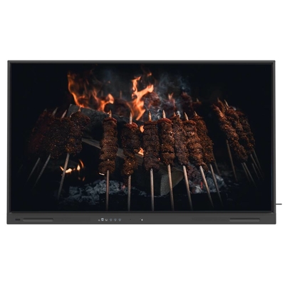 LCD Smart Board 65 75 86 นิ้ว ออนไลน์ปรับปรุง 4K Touchscreen Display With Teaching Tools ซอฟต์แวร์สําหรับ Zoom ทีมงานการประชุมการใช้ในการสอน