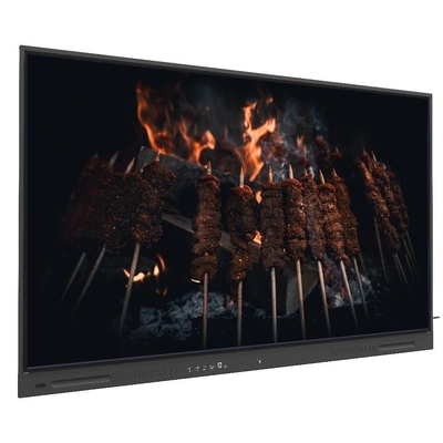 LCD Smart Board 65 75 86 นิ้ว ออนไลน์ปรับปรุง 4K Touchscreen Display With Teaching Tools ซอฟต์แวร์สําหรับ Zoom ทีมงานการประชุมการใช้ในการสอน