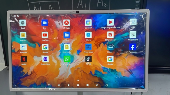 32 นิ้ว iBoard บอร์ดอินเตอร์เอ็กติวก บอร์ดขาว Smart TV หน้าจอสัมผัส จอพอร์ต
