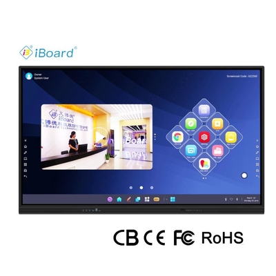 Iboard สินค้าใหม่ หน้าจอสมาร์ท 98 นิ้ว 4K หน้าจอแผ่นสื่อสัมพันธ์ หน้าจอสัมผัสขนาดใหญ่ สําหรับห้องประชุม