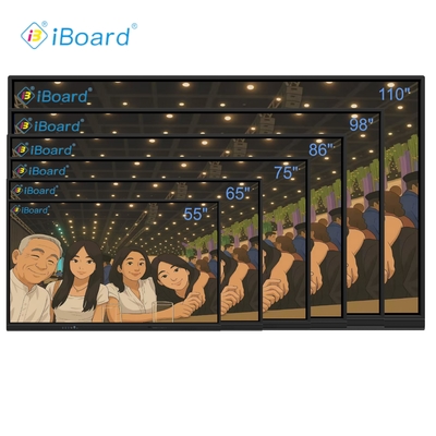 55 65 75 86 98 นิ้ว 4K LCD อินเตอร์เอคทีฟ บอร์ดไวท์บอร์ด ทัชพานิล สมาชิกสกรีน ห้องเรียน บอร์ดอิเล็กทรอนิกส์ ดิจิตอล บอร์ดสมาชิกสําหรับการสอน
