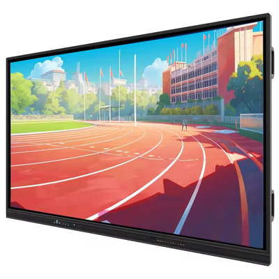 IBoard 55 นิ้ว 4K บอร์ดไวท์อินเทรคทีฟ EDLA ดิจิตอล บอร์ดไวท์ทัช สกรีน Dual System Interactive Flat Panel for Education