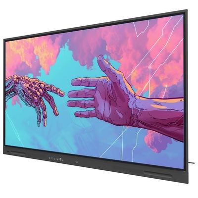 LCD Smart Board 65 75 86 นิ้ว Android PC คอมพิวเตอร์ แผ่นสัมผัสอินฟราเรด Smart TV Board พร้อมโปรแกรมสําหรับการประชุมการเรียนการสอน