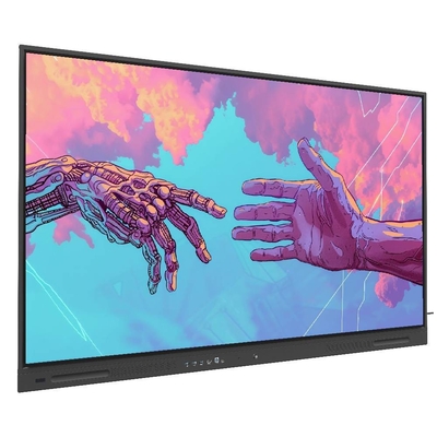 LCD Smart Board 65 75 86 นิ้ว Android PC คอมพิวเตอร์ แผ่นสัมผัสอินฟราเรด Smart TV Board พร้อมโปรแกรมสําหรับการประชุมการเรียนการสอน