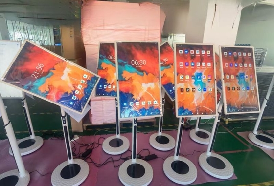 iBoard 32 นิ้ว แอนดรอยด์ 13 Smart Touch Screen เครื่องแสดงสัญญาณไร้สายในเซลล์ พร้อมกล้อง 5-7H ระยะเวลาใช้งานแบตเตอรี่ยาว สามารถปรับได้