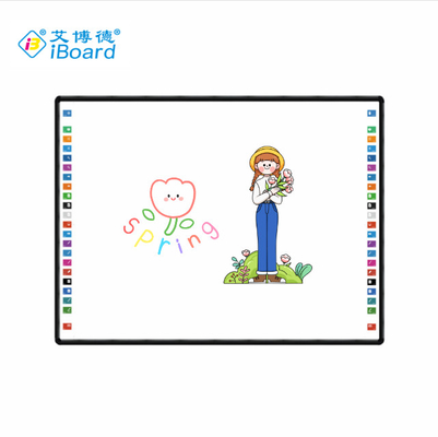IBoard Factory Direct Smooth Glossy Plastic Surface Infrared IR Interactive Whiteboard สําหรับการเขียนปากกา/นิ้วมือ