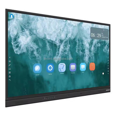 IBoard 55 นิ้ว 4K ไวท์บอร์ดอินเตอร์เอ็กซ์ซีดี สมาชิกบอร์ด Android Window All In One Touch Screen สําหรับการเรียนการสอน