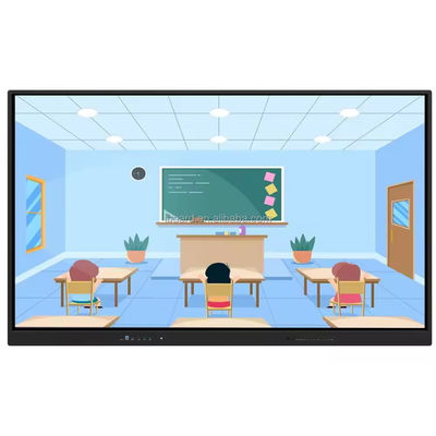 IBoard 55 นิ้ว 4K ไวท์บอร์ดอินเตอร์เอ็กซ์ซีดี สมาชิกบอร์ด Android Window All In One Touch Screen สําหรับการเรียนการสอน