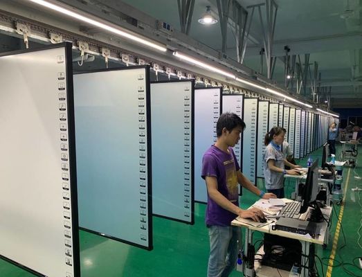 อัพเกรดการนําเสนอของคุณด้วย 40 จุดสัมผัส Iboard อินเตอร์เอกทีฟ บอร์ดขาว -30 ° C-60 ° C ความชื้น 0% - 95%
