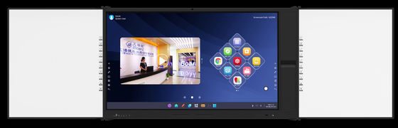 iBoard Factory Android 14 8+128G พานีลแบนอินเตอร์เอคทีฟ พร้อมคอนตราสสูง 1200:1 และความเร็วของคอร์เซอร์ 100 ดอท/เอส 20 จุดสัมผัส รองรับการแบ่งปันหน้าจอ