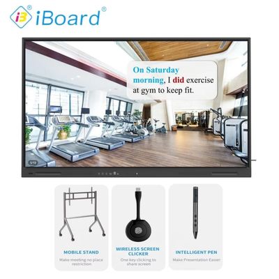ระบบปฏิบัติการ แอนดรอยด์ 14 โครงการ Touch Screen Classroom Board พร้อมอุปกรณ์อินเตอร์เฟส USB A และติดตั้งง่าย