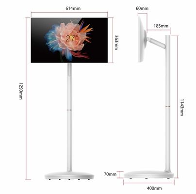 27 นิ้ว โทรทัศน์สมาร์ทจอสมาธิ Rotate Smart TV สําหรับร้านแสดงสินค้า/SOHO/Outdoor