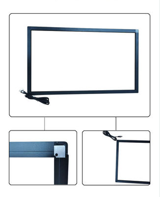 กรอบสัมผัสอินฟราเรด iBoard 55 65 75 86 นิ้ว สําหรับทีวีที่บ้าน มอนิเตอร์สมาร์ท คิโอสก์ ป้ายดิจิตอล พร้อมการเชื่อมต่อ USB สําหรับสํานักงานโรงเรียน