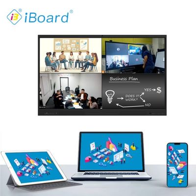 หน้าจอสัมผัส 65 นิ้ว WhiteBoard จอสัมผัสเพื่อการศึกษา การประชุม การร่วมมือ