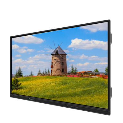 กระดานอัจฉริยะ LED แบบโต้ตอบ ขนาด 65 นิ้ว จอแสดงผล 4K UHD พร้อมระบบสัมผัส Android 14 กล้อง ไมโครโฟนในตัว ลำโพง PC WiFi เหมาะสำหรับการเรียนการสอนในโรงเรียน การประชุม และการใช้งานในสำนักงาน