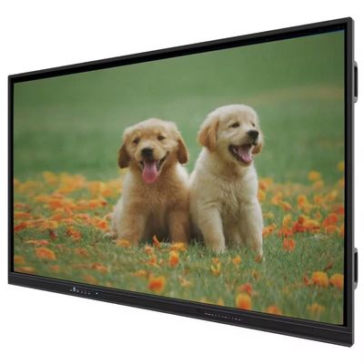 กระดานไวท์บอร์ดอัจฉริยะแบบโต้ตอบดิจิทัลอิเล็กทรอนิกส์พร้อมจอ LCD อัจฉริยะแบบมัลติทัชสำหรับห้องประชุมและห้องเรียน