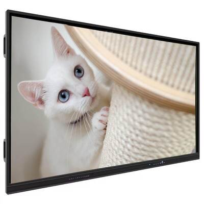 2026 รายการใหม่ 4K UHD ความละเอียด Android 13/14 OS 50 จุดสัมผัส บอร์ดไวท์บอร์ดอินเตอร์เอคทีฟ บอร์ดสมาร์ทสําหรับการสอนและการประชุม