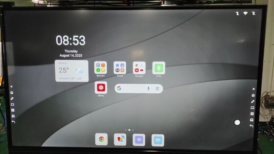 กระดานไวท์บอร์ดแบบโต้ตอบ หน้าจอสัมผัส LCD หน้าจอสัมผัสแบบโต้ตอบสำหรับห้องประชุม