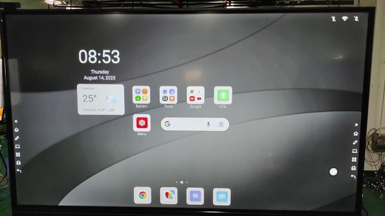 19 ปี โรงงาน ติดจอสัมผัสปฏิสัมพันธ์ มอนิเตอร์ แอนติเกเลอร์ แอนติแกรช แก้ว การบํารุงรักษาง่าย ผลงานสูง ไวท์บอร์ดปฏิสัมผัส สําหรับอุปกรณ์การเรียนการสอนการศึกษา