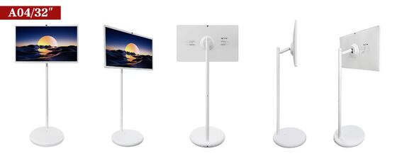 กระดานไวท์บอร์ดแบบโต้ตอบ หน้าจอ LCD ระบบสัมผัส 32 นิ้ว พร้อมแบตเตอรี่ จอภาพสัมผัสแบบพกพา