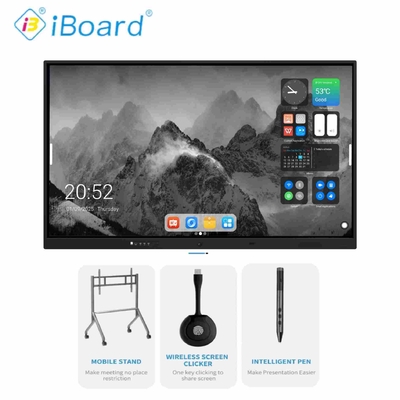 98 นิ้ว Iboard ไวท์บอร์ดอินเตอร์เอ็กติวกับความจํา Android 4GB