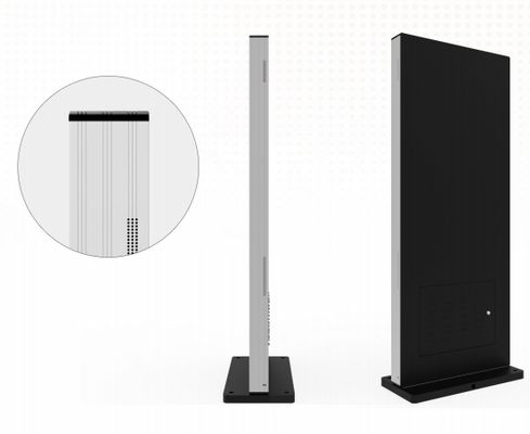 ตู้ Kiosk หน้าจอสัมผัส 55 นิ้ว ดิจิตอล Android Standee อินฟราเรด PCAP Touch Floor Stand ติดผนังเสริม Windows OPS สำหรับซูเปอร์มาร์เก็ต สำนักงาน พาณิชย์