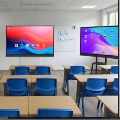86 นิ้ว Google EDLA Certified Interactive Whiteboard บอร์ดฉลาดสําหรับห้องเรียนและงานประชุม