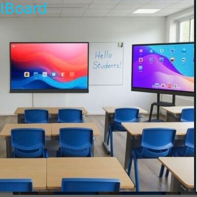 86 นิ้ว Google EDLA Certified Interactive Whiteboard พร้อม 8 Core CPU สำหรับห้องเรียนและการประชุม