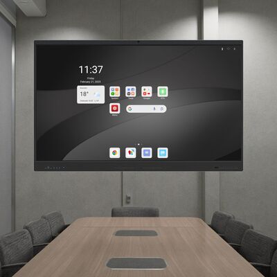65 จอภาพทัชสกรีนแบบโต้ตอบ 75 86 98 นิ้ว Smart Touch Whiteboard