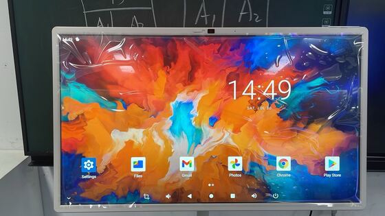 32 นิ้ว กระดานไวท์บอร์ดอัจฉริยะไร้สายพร้อมกล้องในตัวและทีวีจออัจฉริยะแบบพกพา