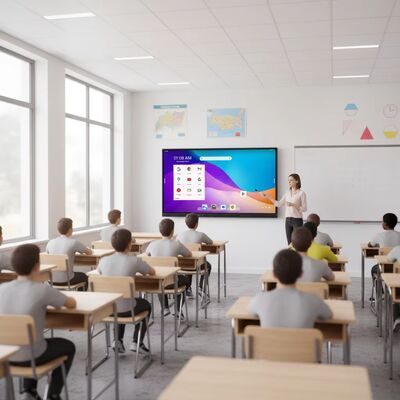 75" อินฟราเรด บอร์ดอินเตอร์เอกทีฟ บอร์ดขาว IFPD สําหรับการศึกษา การประชุมธุรกิจ