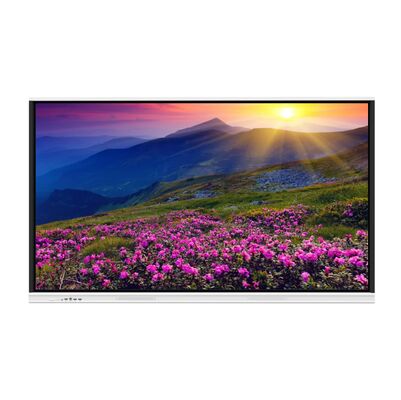 บอร์ดอินเตอร์เอ็กติวก์ 86 นิ้ว พร้อมจอ 4K UHD และจุดสัมผัส 20/40 สําหรับการเรียนรู้ร่วมกัน