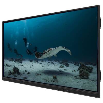 กระดานอัจฉริยะ IBoard ขนาด 55-98 นิ้ว กระดานอัจฉริยะเพื่อการสอน พร้อมจอแสดงผล 4K HD ระบบคู่ Windows และ Android กระจกนิรภัยป้องกันแสงสะท้อน