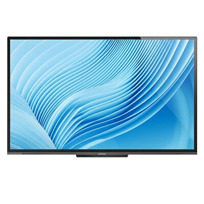 แผนผังแบนอินเตอร์เอกทีฟ 92 นิ้ว พร้อมความละเอียด 5K และระบบปฏิบัติการคู่สําหรับห้องเรียนและห้องประชุม