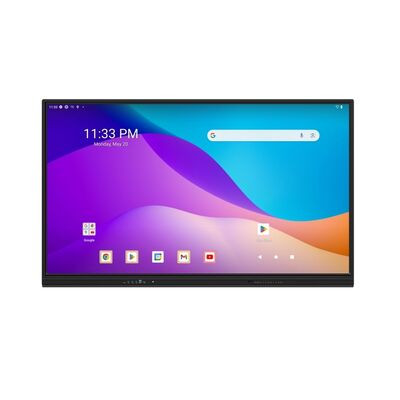 กระดานอัจฉริยะแบบโต้ตอบขนาด 75 นิ้ว 4K EDLA สำหรับโรงเรียนและการประชุม