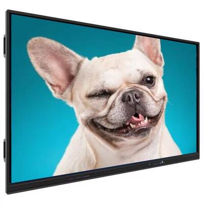 จอแสดงผลแบบโต้ตอบพร้อมปุ่มลัดสองด้าน รองรับเซ็นเซอร์วัดแสง และอุณหภูมิการทำงาน 0°C~50°C สำหรับการประชุมทางธุรกิจ