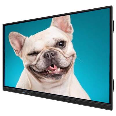 จอแสดงผลแบบโต้ตอบพร้อมปุ่มลัดสองด้าน รองรับเซ็นเซอร์วัดแสง และอุณหภูมิการทำงาน 0°C~50°C สำหรับการประชุมทางธุรกิจ