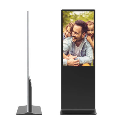 ป้ายจอดิจิตอลแบบฟรีสเตนดิ้ง ความสว่าง 500-2500 นิท และจอ LCD สี 16.7M สําหรับโฆษณาภายใน