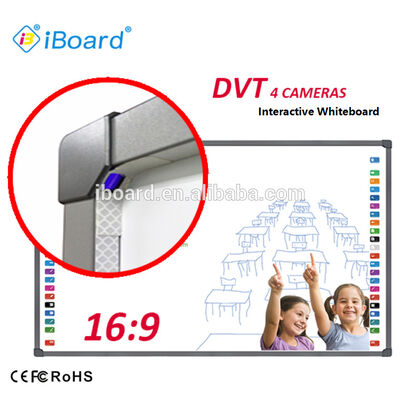 ไวท์บอร์ดอินเทอร์แอคทีฟแบบออปติคัล ขนาด 96 นิ้ว พร้อมเทคโนโลยีสัมผัสแบบออปติคัลอิมเมจจิ้ง และความละเอียด 1920x1080 พิกเซล