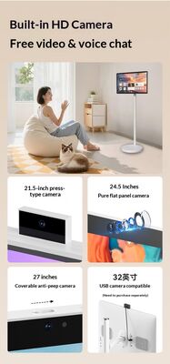 32 นิ้ว Android Portable Touch Screen Kiosk กับ Multi-touch Capacitive Screen สําหรับการแสดงสัญญาณดิจิทัลแบบปฏิสัมพันธ์