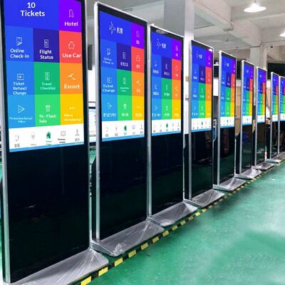 iBoard 43 นิ้ว ชั้นยืนตั้งจอสัมผัส Lcd ภายในห้องหน้าจอโฆษณาสมาร์ท จอแสดงผลการโฆษณาป้ายดิจิตอล