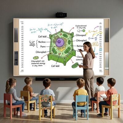 Iboard Interactive Whiteboard รองรับถึง 20 จุดสัมผัส คีย์ฮอตเก็ตสองด้าน ทําให้สามารถสื่อสารได้