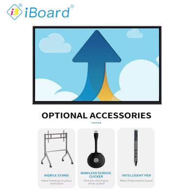98 นิ้ว อินเตอร์เอคทีฟ แพลทแพนล์ ระบบไม่ใช้ออนไลน์ อินฟราเรด ทัช มัลติทัชพอยต์ ใช้พร้อมกับ OPS หรือคอมพิวเตอร์ภายนอก