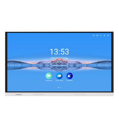 65 นิ้ว 4K อินเตอร์เอกทีฟ แพลท แพเนลสําหรับห้องเรียนและสํานักงานขนาดเล็ก