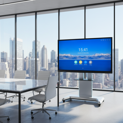 Iboard LCD Smart Board ปานีลสัมผัสปฏิกิริยา 75 นิ้ว สําหรับห้องเรียน พร้อมซุตซอฟต์แวร์การศึกษา