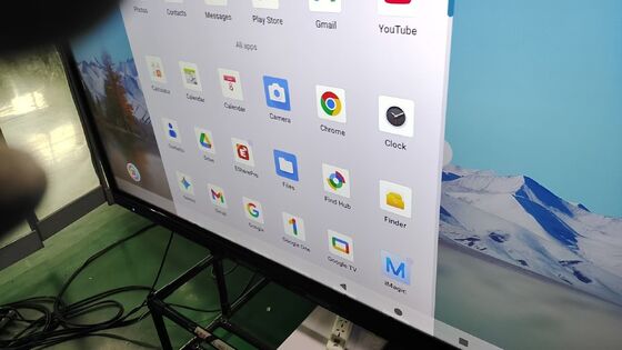 IBoard 65 75 86 100 นิ้ว LCD แผง WiFi PC จอแสดงผลดิจิตอลหน้าจอสัมผัส Smart Monitor