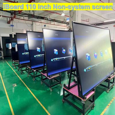 110 นิ้วระบบที่ไม่ใช่ Android ระบบสัมผัสอินฟราเรด Multi-touch Point Monitor