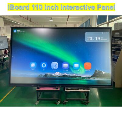 110 นิ้วระบบที่ไม่ใช่ Android ระบบสัมผัสอินฟราเรด Multi-touch Point Monitor